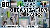 20 Dollar Tree Organization Hacks Pour Garage Blanchisserie Outils Sports Douche Caddy Hacks Partie 3