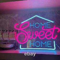24 X 18 Accueil Sweet Home Neon Signes Led Lightsclub Party Store Décoration Murale