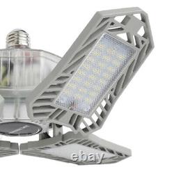 2pcs Led Atelier Garage Lampe D'ampoule 150w De Style Industriel Magasin Argent