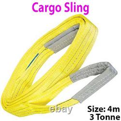4m 3 Tonne (3000kg) Sangle De Toile Plate Strong Cargo Sling Crane Hoist Strap