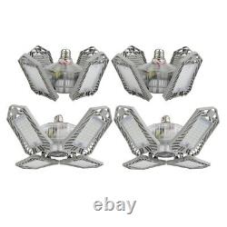 4x Led Garage Light Bulb Lampe Pliable Lumières 150w 15000ml Store Intérieur