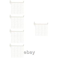 5 Pack Outils Crochet Pegboard pour Garage Crochets de Rangement Utilitaire Magasin