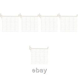 5 Pack Outils Crochet Pegboard pour Garage Crochets de Rangement Utilitaire Magasin