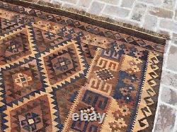 8.2x12.5 Tapis tribal persan antique en laine afghane de style intérieur de décoration bohémienne