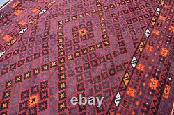 8x13 Tapis Kilim Oriental Afghan Palace Vintage de Grande Taille, Tissé à la Main, pour Galerie