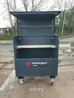 Armorgard Oxbox Site Store Boîte À Outils Garage Van A La Clé Pour Un Côté £ 325 + Cuve E24