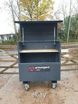 Armorgard Oxbox Site Store Boîte À Outils Garage Van Complet Avec Clé £ 300 + Cuve E15