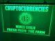 Bitcoin Cryptocurrencies Lighted Sign Led Garage, Salle De Jeu, Magasin 12x16