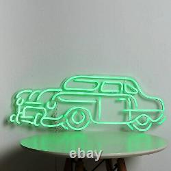 Classic Car Neon Signe Led Light Enfants Cadeau Enfants Pour Garage Chambre Bar Store