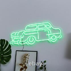 Classic Car Neon Signe Led Light Enfants Cadeau Enfants Pour Garage Chambre Bar Store