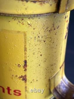 Coquilles Lubrifiants Pinte Vintage Publicité Garage Bidon d'Huile de Pétrole Tin Can Jug Pourer