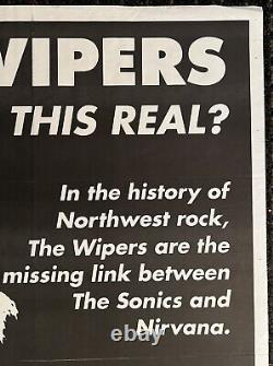 ESSUIE-GLACES Est-ce réel 22x35 affiche promotionnelle de magasin de disques SUB POP 1993 garage PUNK