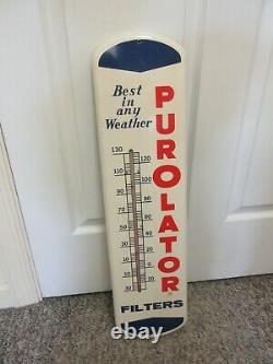 Filtres De Purolateur De Publicité Vintage Magasin D'étain Thermomètre De Garage A-664