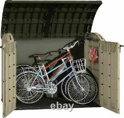 Grand XXL Keter Ultra 6x4ft Store Outdoor Garden Storage Shed Garage 2000l Vélos