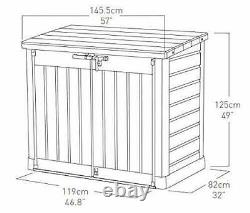 Grand magasin de rangement de jardin extérieur KETER MAX 4x5 FT Garage à vélos de jardin