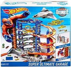 Hot Wheels Track Set 4 164 Scale Toy Cars 3 Pieds Tall Garage Motorized Gorilla