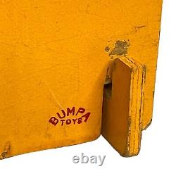 Jouets Bumpa Vintage des années 30 de Milton Bradley : ensemble de 2 maisons Bumpalow, garage et magasin (ensemble de 4)