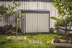 Keter Store It Out Premier XL Outdoor Plastic Garden Storage Shed, Grey Et 141