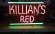 Killian's Irish Red Neon Lamp Sign 14x10 Bar Lighting Garage Cave Store Glass