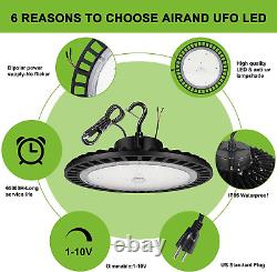 Luminaire commercial LED High Bay Light 150W Dimmable UFO 5000K à brancher
