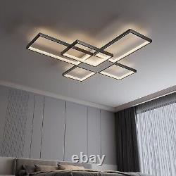 Luminaire de plafond moderne encastré LED en acrylique 92W