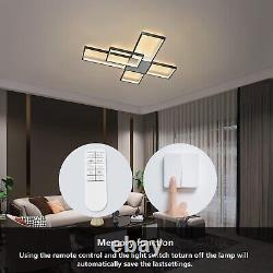 Luminaire de plafond moderne encastré LED en acrylique 92W