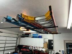 Magasinez Votre Planche Double Échelle Plafond Rack, Hi Port 2 Garage De Rangement