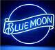 New Blue Moon Bar Lampes Néon 17x14 En Verre De Bière Light Store Garage Affichage
