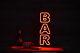 Nouveau Red Bar Beer Store Neon Lamp 20x10 Light Real Glass Garage Bar Pub