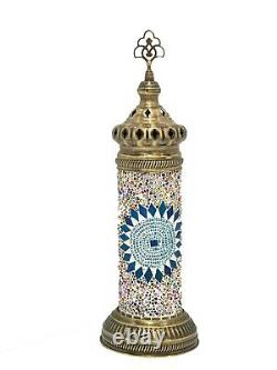 Nouvelle Lampe De Bureau De Bureau En Verre Tiffany Marocaine Turque Avec Ampoule Gratuite