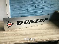 Publicité Display Dunlop Vintage Sign Magasin Tire Metal Shop Garage Man Cave
