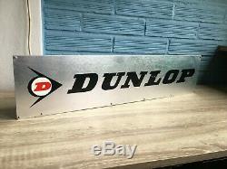 Publicité Display Dunlop Vintage Sign Magasin Tire Metal Shop Garage Man Cave