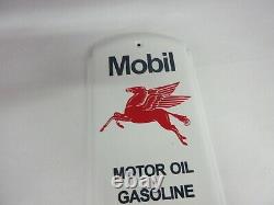 Publicité Mobil Oil Store Shop Garage Thermomètre En Étain M-131