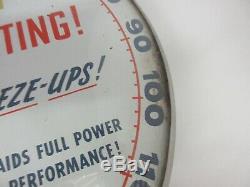 Publicité Vintage À Partir Fluid Pam Clock Co Thermomètre Garage Magasin A-67