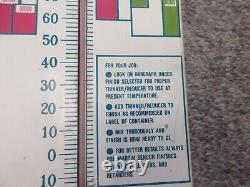 Publicité vintage Thermomètre Martin Senour Napa pour magasin de garage C-753