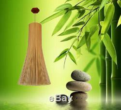 Salon Magasin De Vêtements Lustre Lampe Led Bamboo Café Lampes Suspendus