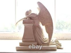 Statue de bureau commémorative sculptée en forme d'ange en deuil - Cadeau
