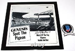 Steve Hackett a signé Genesis Spot The Pigeon Vinyl Record Lp Beckett Bas Coa
