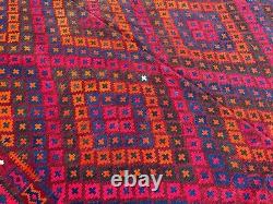 Tapis afghan luxueux persan de grande taille 9.3x17 et tapis oriental de 10x17 pour salon et chambre à coucher.