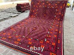 Tapis de bureau en laine persane orientale de luxe antique 7,6x13 et 8x13 de grande taille