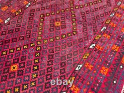 Tapis de bureau en laine persane orientale de luxe antique 7,6x13 et 8x13 de grande taille