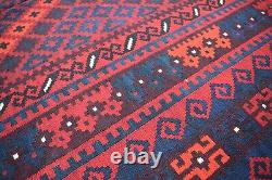 Tapis de salon ou de chambre oriental afghan en laine fait main, de grande taille, style vintage