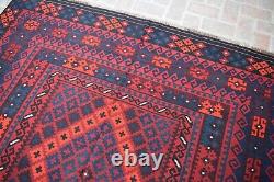 Tapis de salon ou de chambre oriental afghan en laine fait main, de grande taille, style vintage