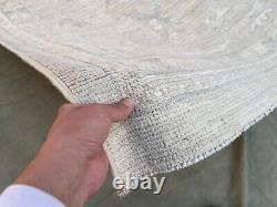 Tapis en laine fait main de qualité originale Oushak naturelle 10x13 pieds 9.7x13.7 ft