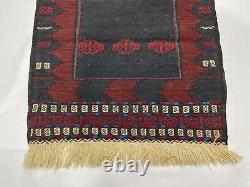 Tapis tribal afghan fait main dans un style boho géométrique tapis oriental tapis turc nomade