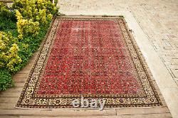 Tapis turc 77''x109'' Tapis Bunyan Vintage 196x279cm Tapis Rouge Floral 6x9