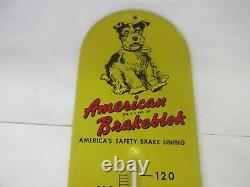 Vintage Advertising American Brakeblok Thermomètre Garage Store Auto A-494