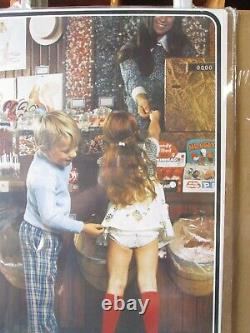 Vintage Candy C'est Dandy Mais. Garage Des Grottes De L'homme Poster Funny Store 1970's 15528