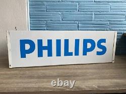 Vintage Philips Neon Sign Bar Pub Store Man Cave Light Logo Garage Atelier