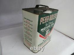 Vintage Publicité Penn-rolene Motor Oil 2 Gallon Can Tin Garage Store 633-q